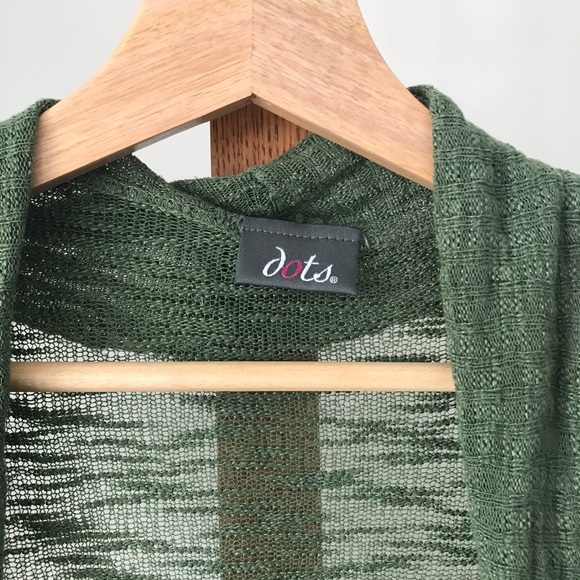 Dots Dolman Sleeved Open Cardigan, women's XS - Picture 4 of 6